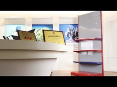 Κόκκινο μπλε κίτρινο πορτοκαλί λευκό Gandola Display Rack