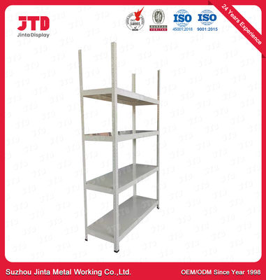 να τοποθετήσει σε ράφι μετάλλων 450mm 1200mm Boltless ODM 4 βιομηχανικό ράφι σειρών