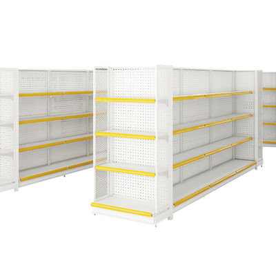 Αγορά Προσαρμοσμένη μεταλλική ραφιέρα σούπερ μάρκετ Gondola Rack χωρητικότητας 30-100kg online manufacture