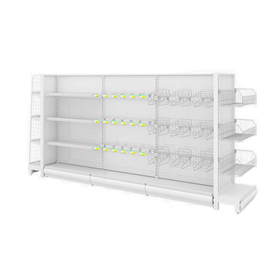 Αγορά 5-Shelf Metal Supermarket Gondola Display Rack 80kg Capacity online manufacture