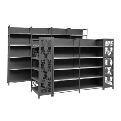 Αγορά Metallic Gondola Supermarket Shelves 5-Tier Customizable Retail Rack online manufacture