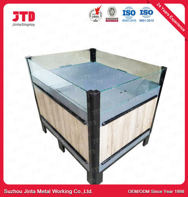 Αγορά Καφετί προωθητικό επίδειξης στάσεων CE ράφι επίδειξης υπεραγορών ξύλινο online manufacture