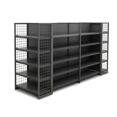 Σούπερ μάρκετ Wire Display Rack Rack Custom Retail Store Γοντόλα Μέσα Ραφιού